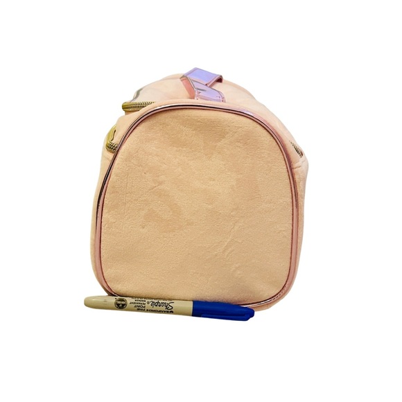 Juicy Couture Light and metallic Pink Studded Logo Cosmetic Case - Picture 2 of 4